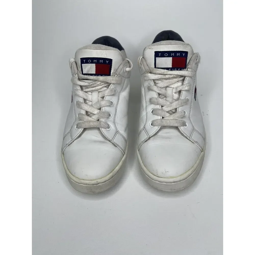 Women’s Tommy Hilfiger Shoes White Lace-up Shoes for Size 8.5